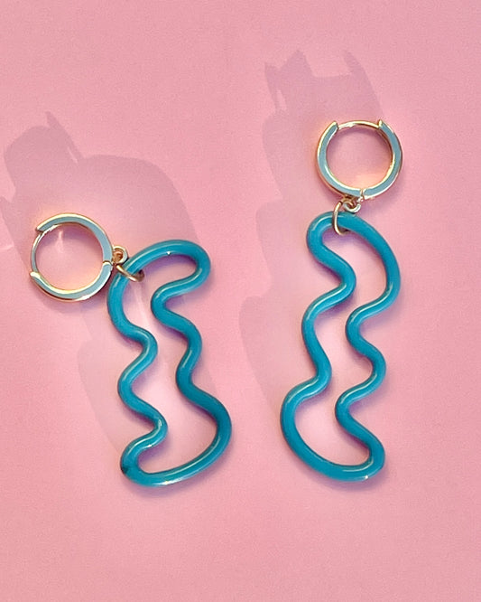 Squiggle Earrings Small